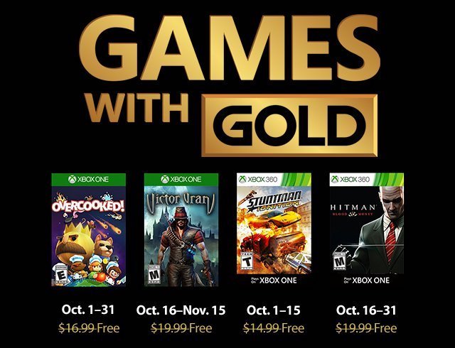 See which games are free with your Xbox Live Gold subscription this month